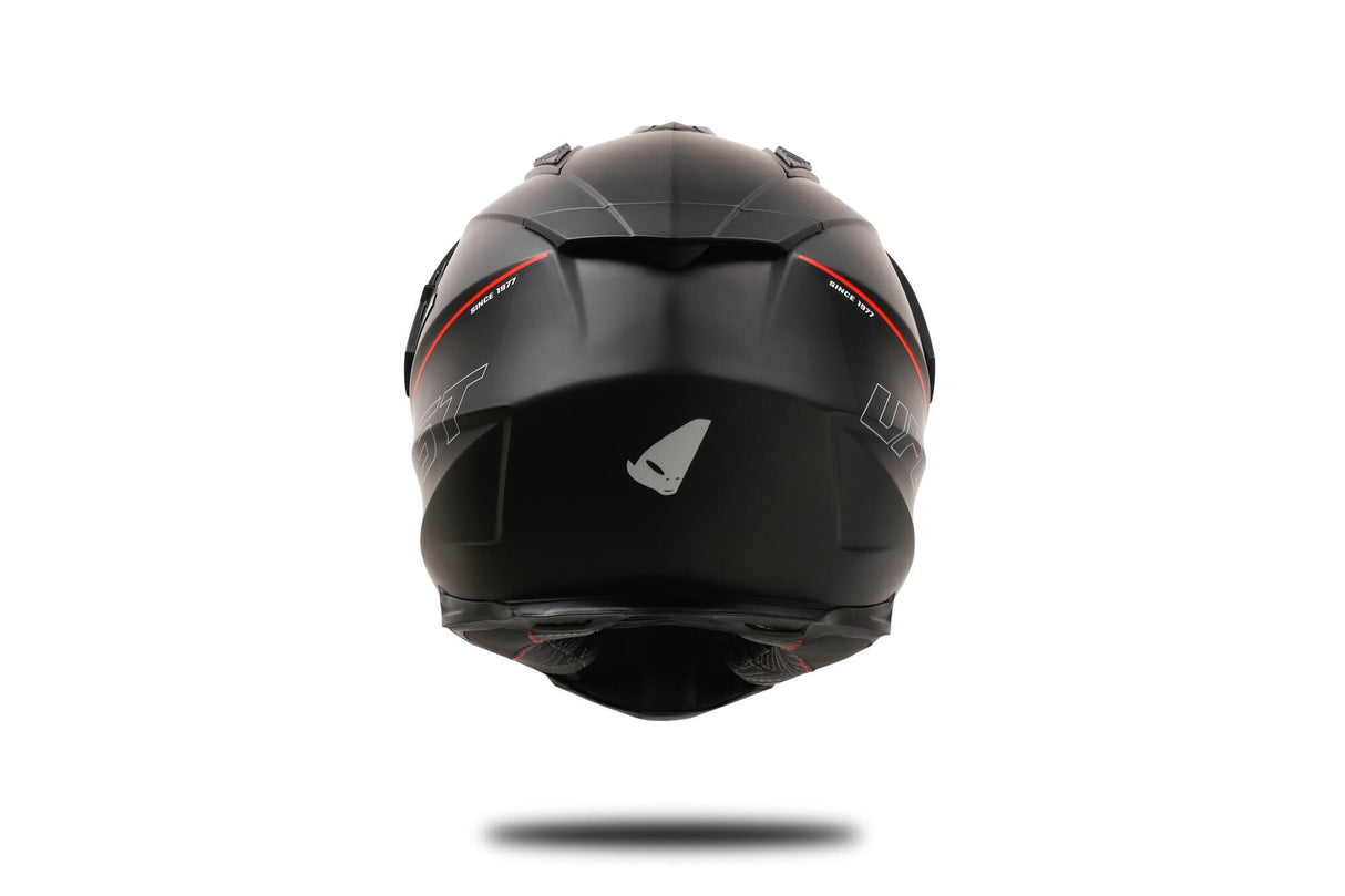 Casque enduro Ufo plast casque aries aries l noir rouge