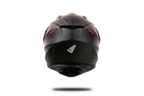 Casque enduro Ufo plast casque aries aries l noir rouge