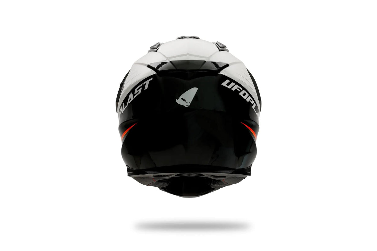 Casque enduro Ufo plast casque aries aries s blanc noir