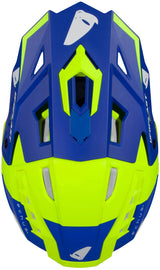 Casque motocross Ufo plast casque echus echus xxl bleu jaune. Mat