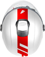 Casque jet Ufo plast casque nixie ufo nixie jet blanc rouge gr. xl