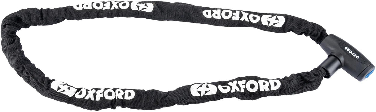 Antivol à chaîne Oxford gp chain 8 cadenas à chaîne gp 8mm x 1,5m noir