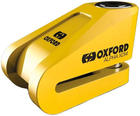 Oxford bloque-disque de frein alpha xd14 verrous de rotor alpha xd14 jaune