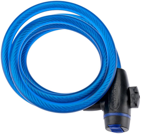 Câble antivol Oxford câble antivol câble antivol 12 mm x 1,8 m bleu