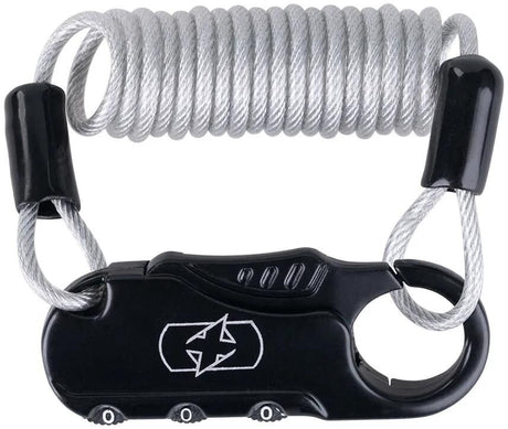 Câble antivol Oxford Pocket Lock, câble antivol noir