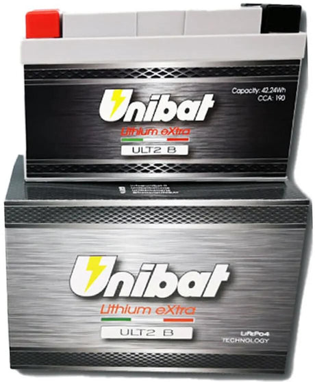 Batterie Unibat lifepo4 ult2b. batterie ult2b 4pin lithium supplémentaire