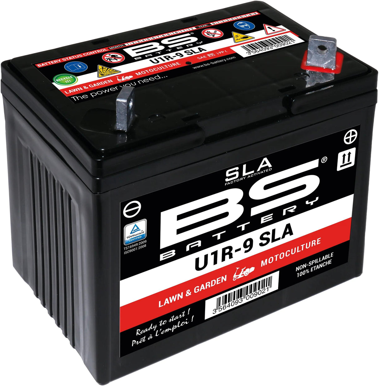 Batterie BS batterie u1-9r batterie u1r-9 bs sla jardin