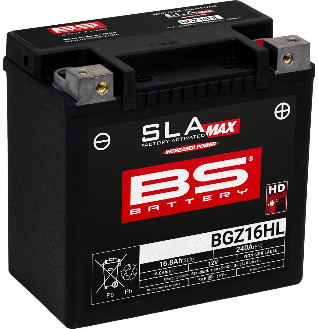 Bs-batterie batterie bgz16hl batterie bgz16hl bs sla-max hd