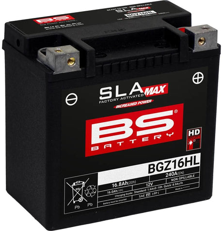 Bs-batterie batterie bgz16hl batterie bgz16hl bs sla-max hd