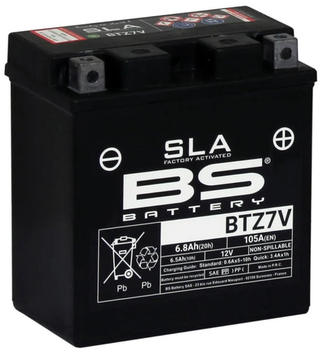 Batterie Bs batterie btz7v . batterie btz7v bs sla