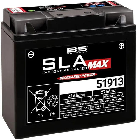 Batterie BS 51913, batterie 51913 bs sla-max