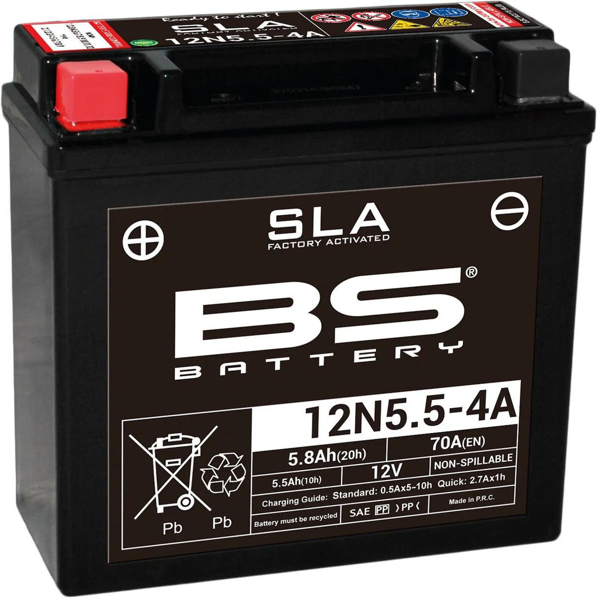 Batterie Bs batterie bs 12n5.5-4a 4b 12n5.5-4a. batterie 12n5.5-4a 4b bs sla