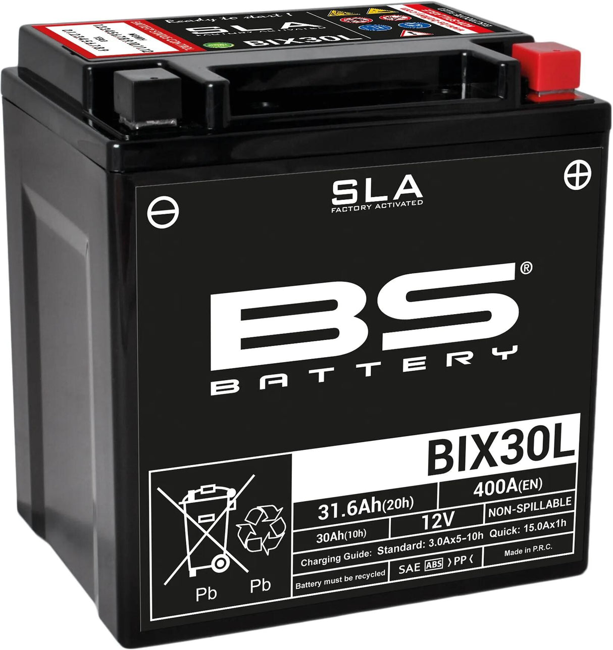 Bs-batterie bs-batterie batterie bix30l bix30l-bs . batterie bix30l bs sla