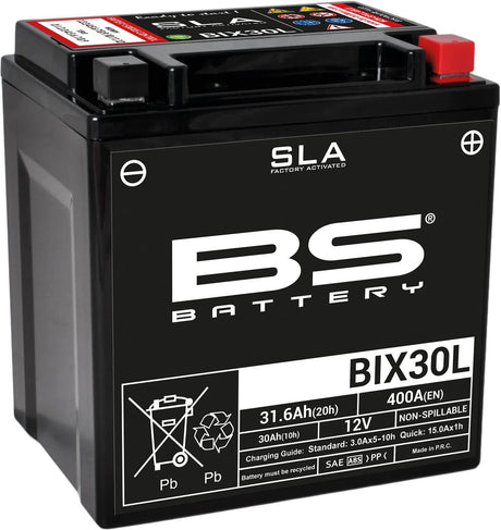 Bs-batterie bs-batterie batterie bix30l bix30l-bs . batterie bix30l bs sla