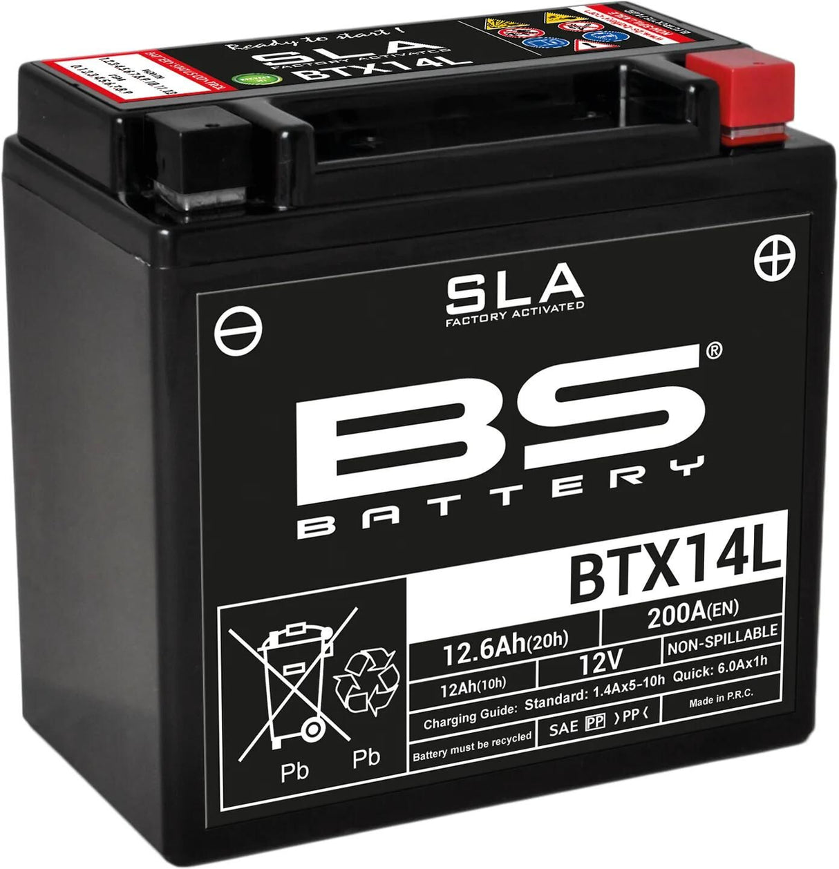 Batterie batterie BS btx14l. batterie btx14l bs sla