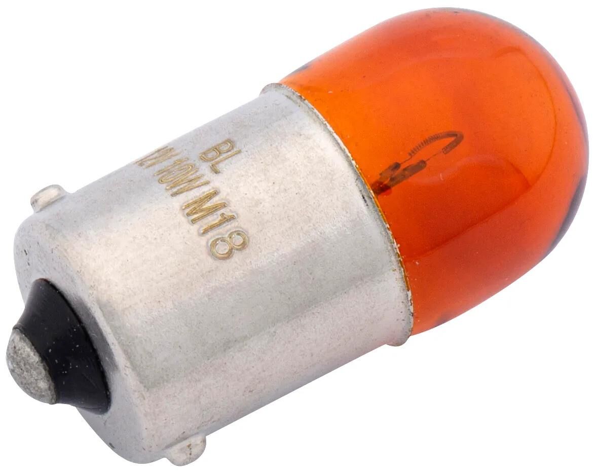 Spahn ball lamp light bulb 12v 10w yellow ba15s