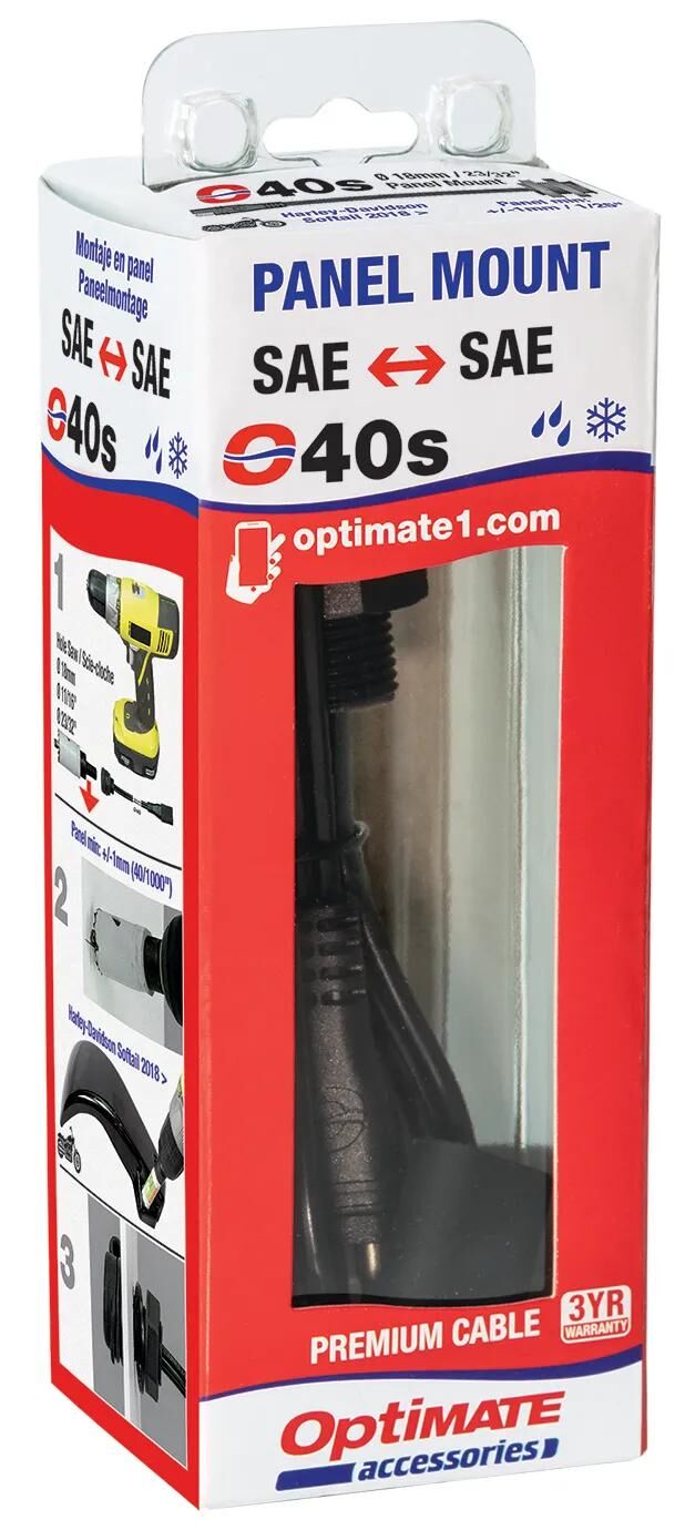 Câble adaptateur accessoires Tecmate optimate m. sae connexion
