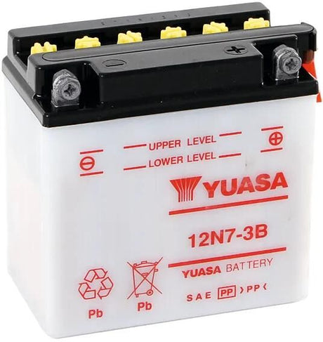 Batterie Yuasa 12n7-3b. batterie 12n7-3b standard sans sp