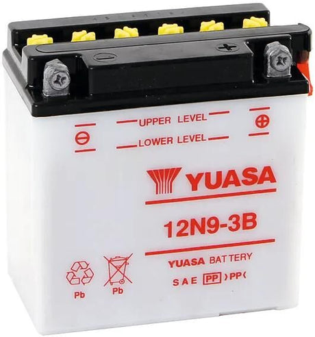 Batterie Yuasa 12n9-3b. batterie 12n9-3b standard sans sp