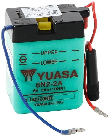 Batterie Yuasa 6n2-2a. batterie 6n2-2a standard sans sp
