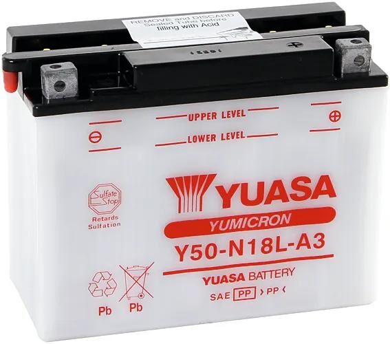 Batterie Yuasa y50-n18l-a3 batterie y50-n18l-a3 standard sans sp