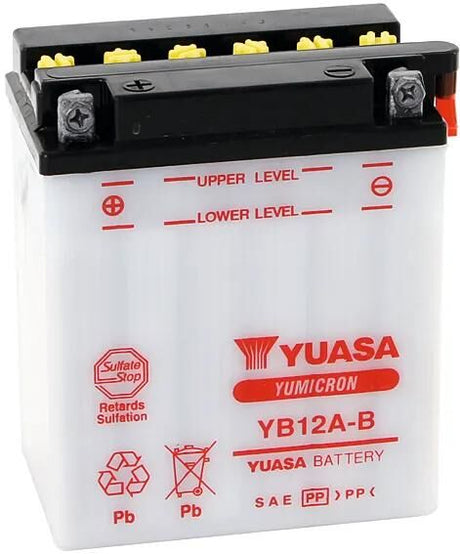 Batterie Yuasa yb12a-b. batterie yb12a-b standard sans sp