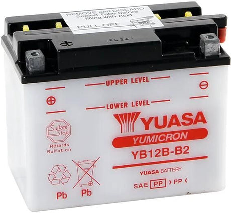 Batterie Yuasa yb12b-b2. batterie yb12b-b2 standard sans sp