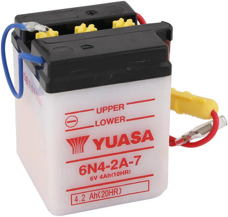 Batterie Yuasa 6n4-2a-7. batterie 6n4-2a-7 standard sans sp
