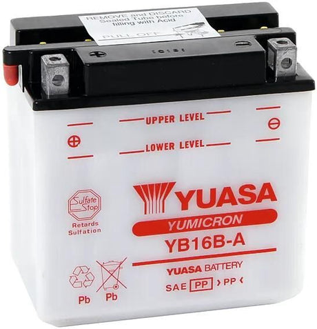 Batterie Yuasa yb16b-a. batterie yb16b-a standard sans sp