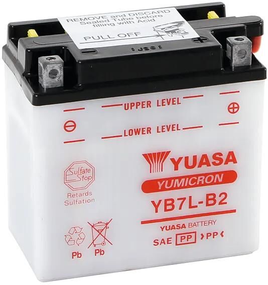 Batterie Yuasa yb7l-b2 . batterie yb7l-b2 standard sans sp
