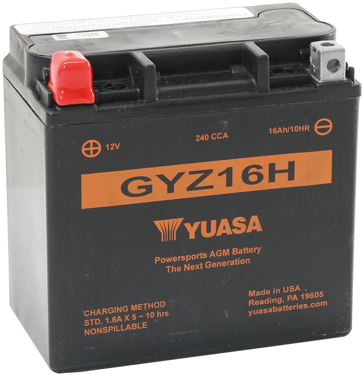 Batterie Yuasa gyz16h. batterie gyz16h agm