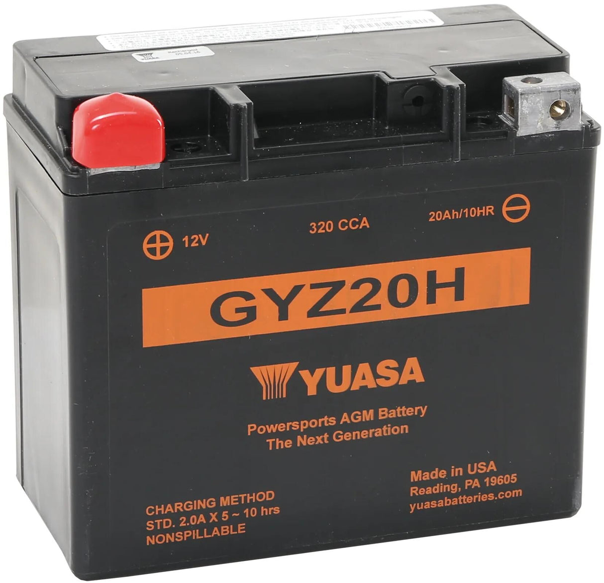Batterie Yuasa gyz20h. batterie gyz20h agm