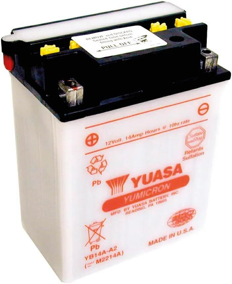 Yuasa-batterie standard yb14a-a2 standard sans sp