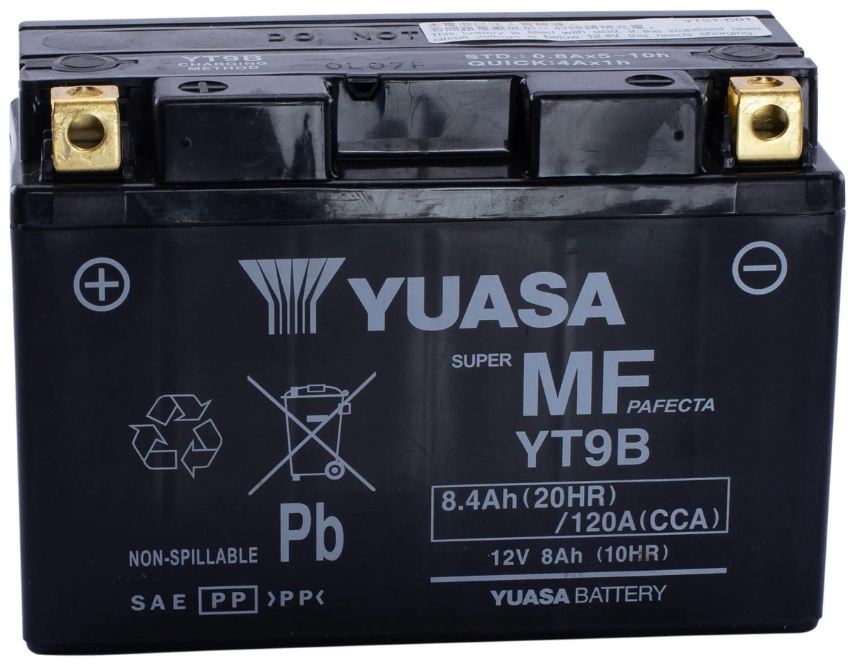Batterie Yuasa yt9b yt9b-bs. batterie yt9b agm