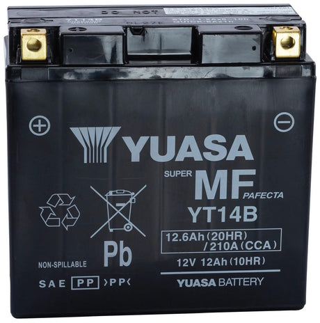 Batterie Yuasa yt14b yt14b-bs. batterie yt14b agm