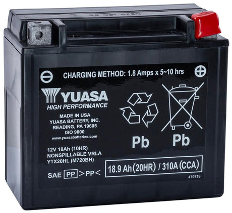 Batterie Yuasa ytx20hl ytx20hl-bs . batterie ytx20hl agm