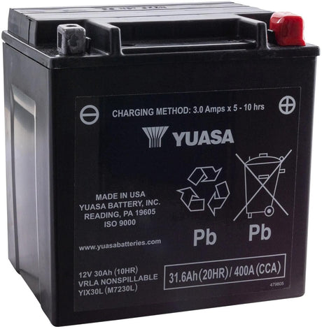 Batterie Yuasa yix30l yix30l-bs . batterie yix30l agm