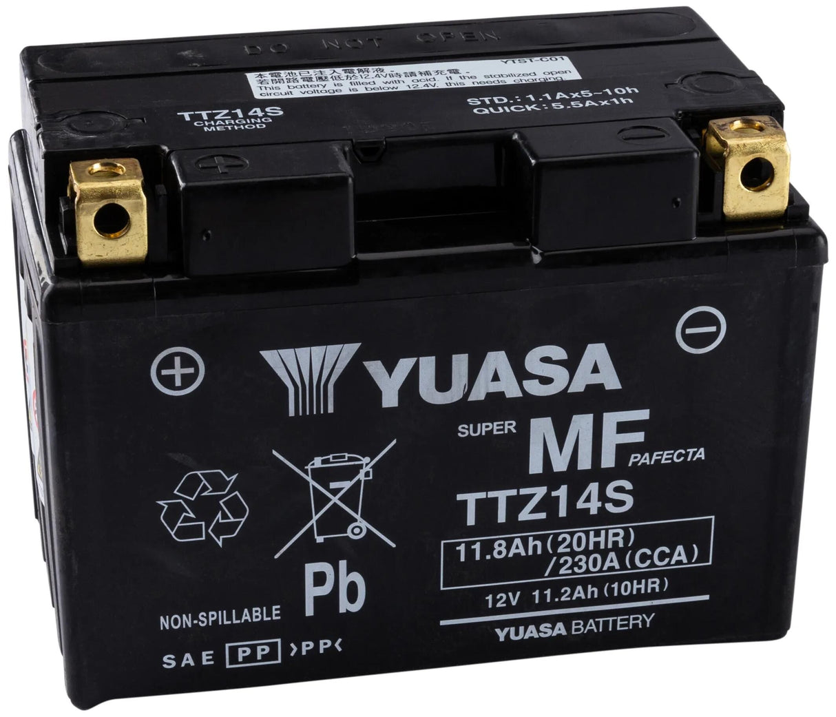 Batterie Yuasa ttz14s batterie ttz14s agm