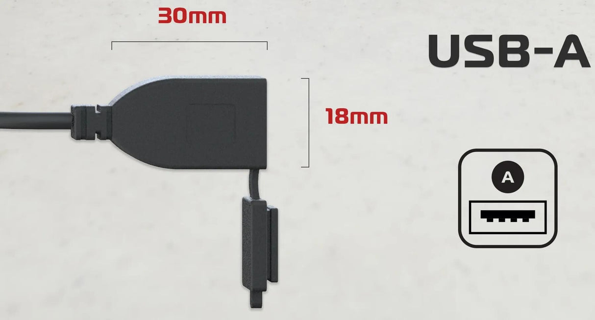 Kit de câble de chargement Oxford, dispositif de chargement USB oxfor type a 3.0 ampères