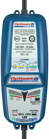 Chargeur de batterie Tecmate optimate 5 start stop optimate 5 chargeur 4a