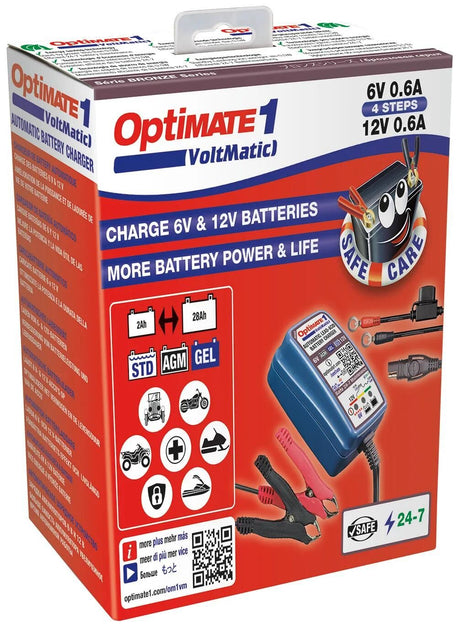 Chargeur de batterie Tecmate optimate1 voltmatic de optimate 1 chargeur voltmatic