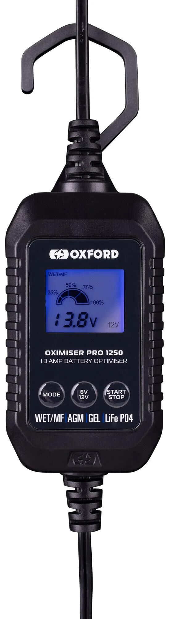 Chargeur de batterie Oxford Oximiser Pro 1250. chargeur de batterie oxymiseur pro 1250