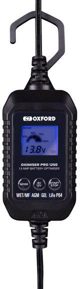 Chargeur de batterie Oxford Oximiser Pro 1250. chargeur de batterie oxymiseur pro 1250