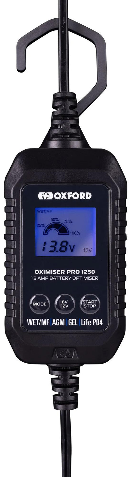 Chargeur de batterie Oxford Oximiser Pro 1250. chargeur de batterie oxymiseur pro 1250