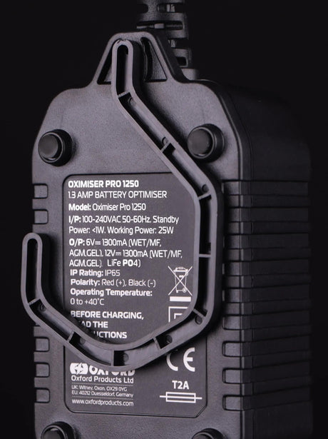 Chargeur de batterie Oxford Oximiser Pro 1250. chargeur de batterie oxymiseur pro 1250