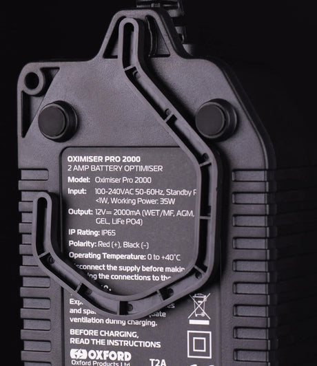 Chargeur de batterie Oxford Oximiser Pro 2000. chargeur de batterie oxymiseur pro 2000