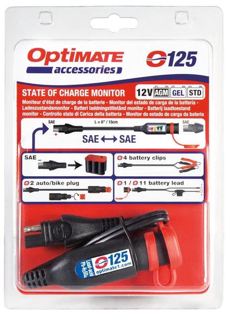 Moniteur de moniteur de batterie Tecmate batterie optimate m. norme SAE