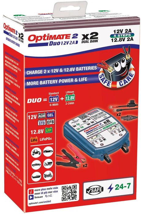 Chargeur de batterie Tecmate optimate 2 duo optimate 2 chargeur duo 2er banque