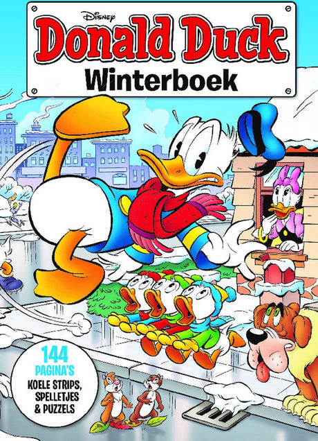 Intro Livre d'hiver de Donald Duck, 144 pages.