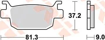Plaquettes de frein TRW MCB806 plaquette de frein MCB 806 norme organique